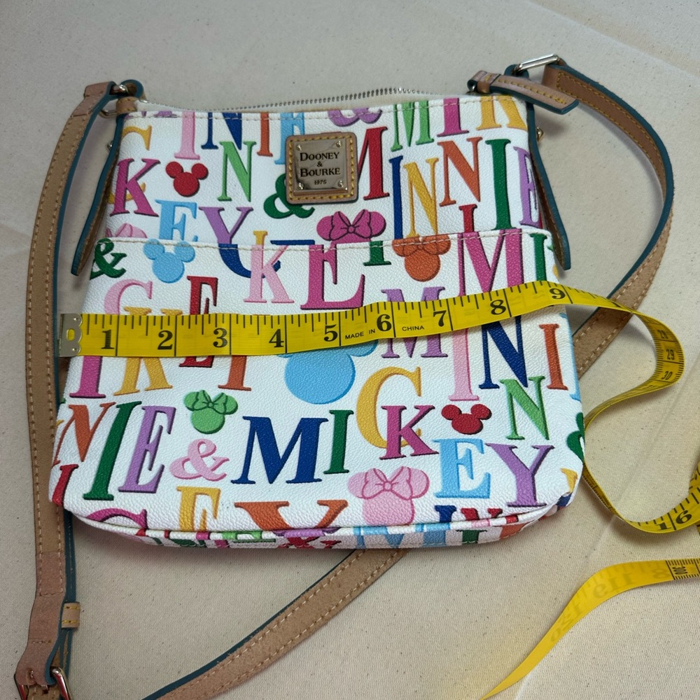 Dooney & Bourke Multicolor Mickey Mouse Crossbody Bag.    Price is firm